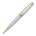 Cross® Bailey™ Ballpoint Pen, Medium Point, 1.0 mm, Chrome Barrel, Black Ink