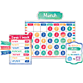 Teacher Created Resources Watercolor Calendar Bulletin Board Set, Pack Of 87 Pieces