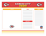 Markings by C.R. Gibson® Desk Notepad, 17" x 22", Kansas City Chiefs