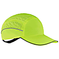 Ergodyne Skullerz 8955 Lightweight Bump Cap Hat, Long Brim, Lime