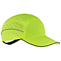 Ergodyne Skullerz 8955 Lightweight Bump Cap Hat, Long Brim, Lime 1 thumbnail image