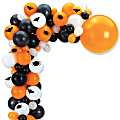 Amscan Halloween Balloon Garland, 24” x 24” x 24”, Orange/Black