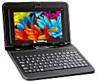 LINSAY Quad-Core Dual Cam Wi-Fi Tablet With Keyboard Bundle, 7" Screen, 1GB Memory, 8GB Storage, Android 4.4 KitKat