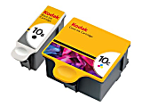 Kodak® 10B/10C Black And Tri-Color Ink Cartridges, Pack Of 2, 8367849