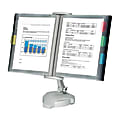 Fellowes® Desktop Reference Rack, Platinum