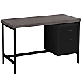 Monarch Specialties Paul 48"W Computer Desk, Black/Gray 1 thumbnail image