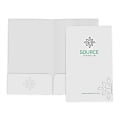 Custom 2-Color Legal-Size Presentation Folders, 9" x 14-1/2", Box Of 100 Folders