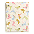 Eccolo BTS Notebook, 8-1/2" x 11", 1 Subject, College Rule, 80 Sheets, Boots & Bouquets 1 thumbnail image
