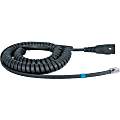 VXi 1029 Audio Cable Adapter - 10 ft Audio Cable for Headphone, Cellular Phone - First End: 1 x Quick Disconnect Audio - Black