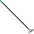 Unger Ergonomic Heavy-Duty Scraper With 8" Zinc Alloy Blade And 60" Galvanized Steel Handle, Black/Silver 1 thumbnail image