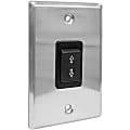 Draper Single Station Control SS-1R - Projection screen key-switch - black, stainless steel 1 thumbnail image