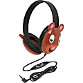Califone Listening First Kids Stereo Headphones with Bear Design