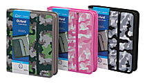 Oxford™ Camo Zipper Binder, 1 1/2" Rings, Assorted Colors 1 thumbnail image