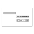 ComplyRight Double-Window Envelopes For W-2 Form 5214 Tax Forms, 5 5/8" x 9", White, Pack Of 100