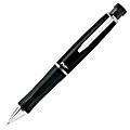 Paper Mate® PhD® Retractable Ballpoint Pen, Medium Point, 1.0 mm, Black Barrel, Black Ink