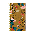 TF Publishing Small Weekly/Monthly Planner, 3-1/2" x 6-1/2", Floral, January To December 2022