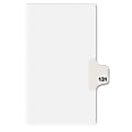 Avery Individual Side Tab Legal Exhibit Dividers - 1 Printed Tab(s) - Digit - Exhibit 131 - 8.50" Divider Width x 11" Divider Length - Letter - White Paper Divider - Paper Tab(s) - 25 / Pack 1 thumbnail image