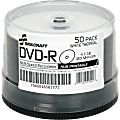 SKILCRAFT® Laser Printable DVD-R Recordable Media With Spindle, 4.70 GB, 120 Minutes, Pack Of 50 Pack