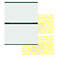High Security Medicaid Compliant Laser RX Prescription Paper Stock – 2 Up On 8.5" x 11" Perforated Sheet, Green, Pack Of 1,000 Sheets 1 thumbnail image