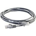 C2G 4ft Cat6 Snagless Unshielded (UTP) Slim Network Patch Cable - Gray - Slim Category 6 for Network Device - RJ-45 Male - RJ-45 Male - 4ft - Gray