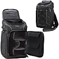 USA Gear GRSLS15100BKEW Carrying Case Rugged (Backpack) Camera, Lens, Memory Card, Accessories, Cable, Accessories - Black - Weather Resistant, Drop Resistant Interior, Ding Resistant Interior, Scratch Resistant - Nylon - Shoulder Strap - 1 Pack 1 thumbnail image
