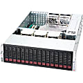 Supermicro SuperChassis SC936E26-R1200B Rackmount Enclosure - Rack-mountable - Black - 3U - 16 x Bay - 5 x Fan(s) Installed - 2 x 1200 W - ATX, EATX Motherboard Supported - 75 lb - 16 x External 3.5" Bay - 7x Slot(s)