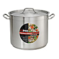 Winco Stainless-Steel Stock Pot With Lid, 8 Qt, Silver 1 thumbnail image