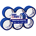 Tape Logic® Carton-Sealing Tape, 3" Core, 2" x 55 Yd., Blue, Pack Of 6