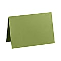 LUX Folded Cards, A1, 3 1/2" x 4 7/8", Avocado Green, Pack Of 50