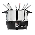 Starfrit® 3.2-Quart Electric Fondue Set, Black/Silver