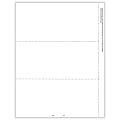 ComplyRight® W-2 Tax Forms, Blank Face With Backer Instructions WITH STUB, 3-Up (Horizontal Format), Laser, 8-1/2" x 11", Pack Of 2,000 Forms 1 thumbnail image