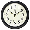 Infinity Instruments Nostalgic Wall Clock, 9-1/2"H x 9-1/2"W x 2-3/4"D, Black 1 thumbnail image