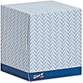Genuine Joe Cube Box Facial Tissue - 2 Ply - Interfolded - White - 85/Box - 1728 / Pallet 1 thumbnail image