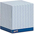 Genuine Joe Cube Box Facial Tissue - 2 Ply - Interfolded - White - 85 Per Box - 1728 / Pallet