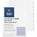 Business Source Punched Tabbed Laser Index Dividers - 8 Blank Tab(s) - 8 Tab(s)/Set - 8.5" Dividerx 11" Divider - 36688 1 thumbnail image