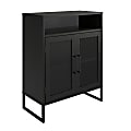 Ameriwood Home Purdue 24"W Storage Cabinet, Black 1 thumbnail image