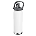 ASOBU Canyon Insulated Water Bottle With Full Hand Comfort Handle, 50 Oz, White 1 thumbnail image