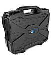 CaseMatix Hard Shell Travel Case, 6”H x 13”W x 16”D, Black