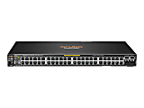 HPE Aruba 2530-48-PoE+ - Switch - managed - 48 x 10/100 + 2 x Gigabit SFP + 2 x 10/100/1000 - desktop, rack-mountable, wall-mountable - PoE+ 1 thumbnail image