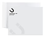 Custom Black Ink Open End Peel and Seal Catalog Mailing Envelopes, 10" x 13", White Wove, Box of 500