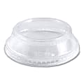 World Centric® PLA Cold Cup Lids, Dome Style, Fits 2 Oz Portion Cups And 9 Oz to 24 Oz Cups, Clear, Carton Of 1,000 Lids