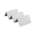 American Metalcraft 3-Compartment Mini Taco Holder, 1”H x 4”W x 2”L, Silver 1 thumbnail image