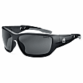 Ergodyne Skullerz® Safety Glasses, Baldr, Matte Black Frame, Smoke Lens