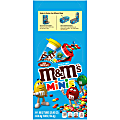 M&M's® Milk Chocolate Mini Tubes, 1.08 Oz, Box Of 24 Tubes