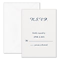 Custom Wedding & Event Response Cards With Envelopes, Splendid Script, 3-1/2" x 4-7/8", Box Of 25 Cards 1 thumbnail image