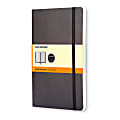 Moleskine Classic Soft Cover Notebook, 5" x 8-1/4", Ruled, 192 Pages, Black