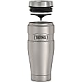 Thermos Stainless King Tumbler 16Oz - Coffee - Dishwasher Safe - 3.3" Diameter - Matte Stainless Steel, Silver - Stainless Steel Body 1 thumbnail image