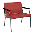 Office Star™ Bariatric Big & Tall Guest Chair, Lipstick/Gunmetal Gray