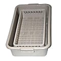 Vollrath Traex Rack-Master Half-Size Flatware Rack, 2-1/16"H x 10"W x 19-3/4"D, Gray 1 thumbnail image