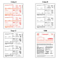 ComplyRight™ 1099-MISC Tax Forms with Software, 4-Part, 2-Up, Copies A/B/C, Laser, 8-1/2" x 11", Pack Of 50 Forms 1 thumbnail image